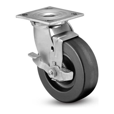 Colson Colson 4 Series Swivel Plate Caster 4.05109.339 BRK7 - Phenolic Top Lock Brake 5" Dia. 1000 Lb 4.05109.339 BRK7